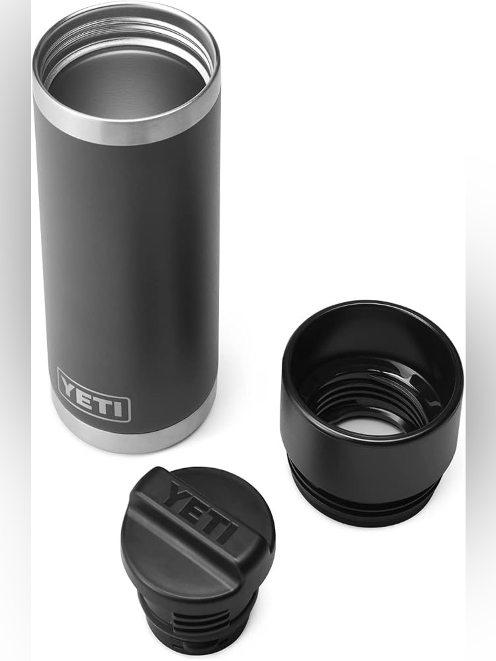 YETI Rambler 18 Oz HotShot Bottle in Charcoal Grey - Picture 3 of 11